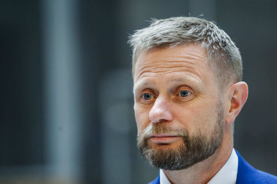 Bent Høies tale til ungdommen 27. april engasjerte mest i sosiale medier i fjor. Her fra pressekonferansen han holdt den dagen. Bent Høies tale til ungdommen 27. april engasjerte mest i sosiale medier i fjor. Her fra pressekonferansen han holdt den dagen.