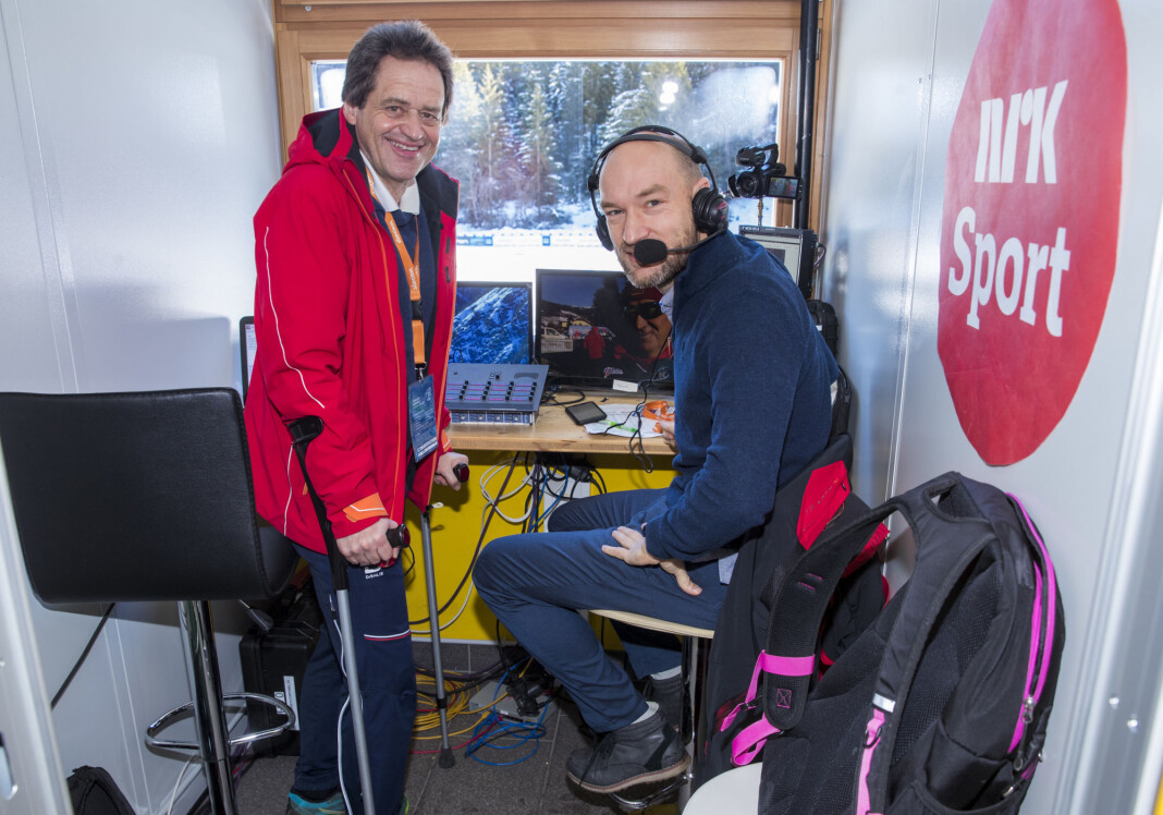 Jann Post og Torgeir Bjørn i Toblach under Tour de Ski. Jann Post og Torgeir Bjørn i Toblach under Tour de Ski.
