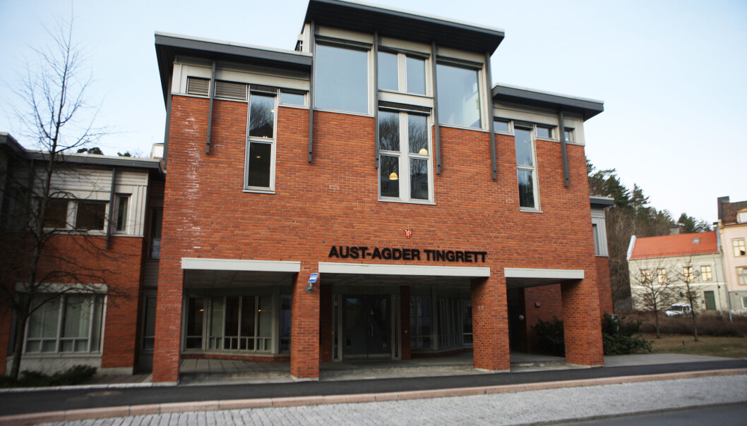 Aust-Agder tingrett innrømmer glipp på sammensetningen av meddommere. Foto: Tor Erik Schrøder / NTB Aust-Agder tingrett innrømmer glipp på sammensetningen av meddommere. Foto: Tor Erik Schrøder / NTB