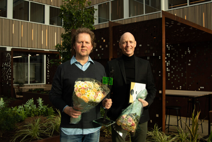 Stavanger Aftenblads Jan Zahl og Anders Minge. Stavanger Aftenblads Jan Zahl og Anders Minge.