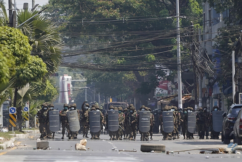 Myanmars militære grep makten i et kupp 1. februar.