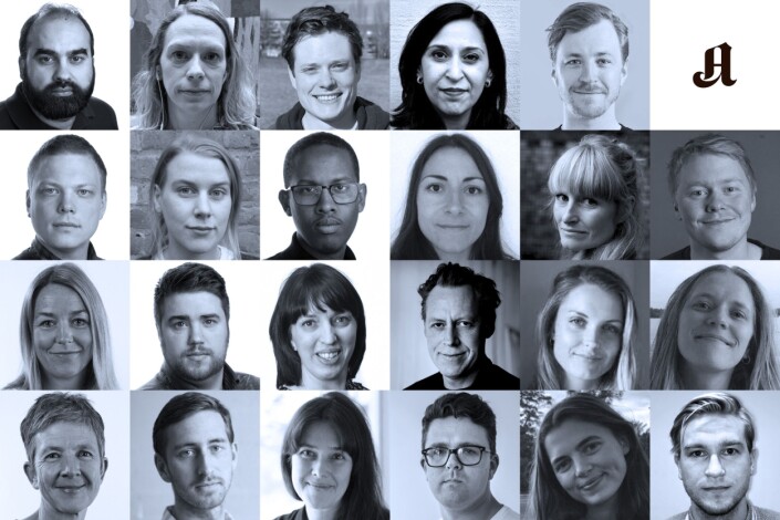 Disse 23 er ansatt for å jobbe med Oslo for Aftenposten: Wasim Riaz (44) (øverst til venstre), Arnhild Aass-Kristiansen (42), Magnus Lysberg (34), Nazneen Khan-Østrem (52), Martin Slottemo Lyngstad (31), Christian Sørgjerd (36), Adriane Lilleskare Lunde (29), Abdirahman Hassan (23), Siran Øzalp Yldrim (35), Monica Strømdahl (39), Øystein Tronsli Drabløs (30), Hanne Mellingsæter (39), Harald Stolt-Nielsen (29), Hanne Waaler Lier (47), Paal Audestad (52), Vilde Bratland Hansen (26), Charlotte Oliversen (30), Hilde Lundgaard (61), Ole Alexander Saue (26), Birgitte Iversen (46), Vegard Venli (34), Maria Pettrem (27) og Sondre Moen Myhre (29). Disse 23 er ansatt for å jobbe med Oslo for Aftenposten: Wasim Riaz (44) (øverst til venstre), Arnhild Aass-Kristiansen (42), Magnus Lysberg (34), Nazneen Khan-Østrem (52), Martin Slottemo Lyngstad (31), Christian Sørgjerd (36), Adriane Lilleskare Lunde (29), Abdirahman Hassan (23), Siran Øzalp Yldrim (35), Monica Strømdahl (39), Øystein Tronsli Drabløs (30), Hanne Mellingsæter (39), Harald Stolt-Nielsen (29), Hanne Waaler Lier (47), Paal Audestad (52), Vilde Bratland Hansen (26), Charlotte Oliversen (30), Hilde Lundgaard (61), Ole Alexander Saue (26), Birgitte Iversen (46), Vegard Venli (34), Maria Pettrem (27) og Sondre Moen Myhre (29).
