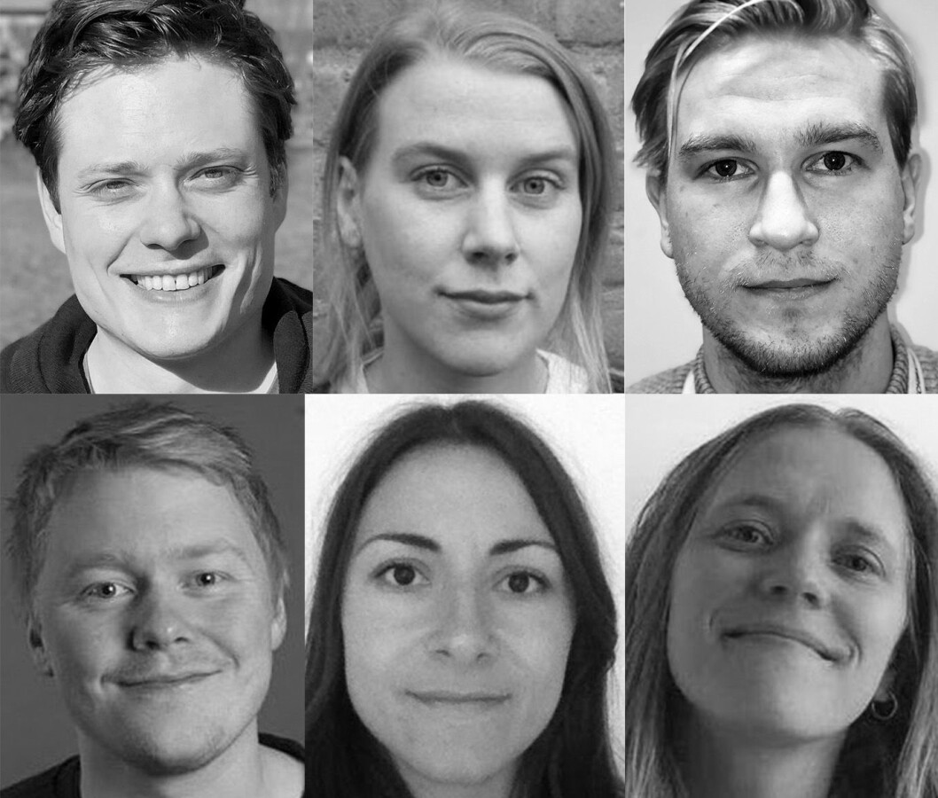 Øverst fra venstre: Magnus Lysberg, Adriane Lilleskare Lunde, Sondre Moen Myhre, Øystein Tronsli Drabløs, Siran Øzalp Yldrim og Charlotte Oliversen. Øverst fra venstre: Magnus Lysberg, Adriane Lilleskare Lunde, Sondre Moen Myhre, Øystein Tronsli Drabløs, Siran Øzalp Yldrim og Charlotte Oliversen.