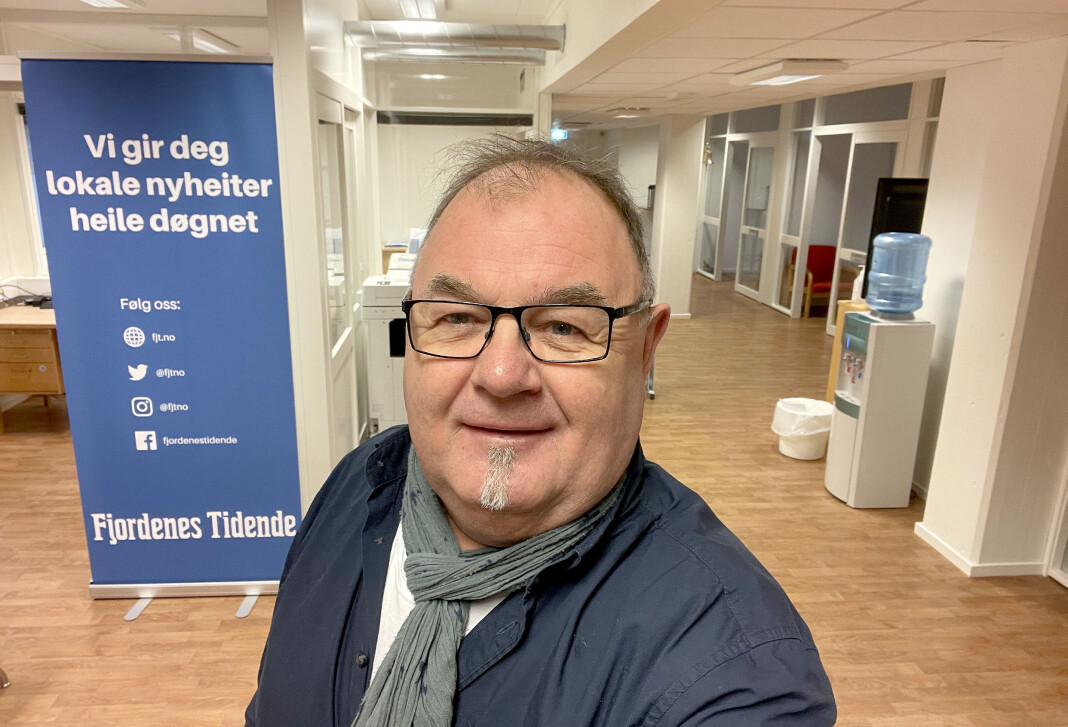 Erling Wåge har vært ansatt i Fjordenes Tidende siden 1987. Erling Wåge har vært ansatt i Fjordenes Tidende siden 1987.