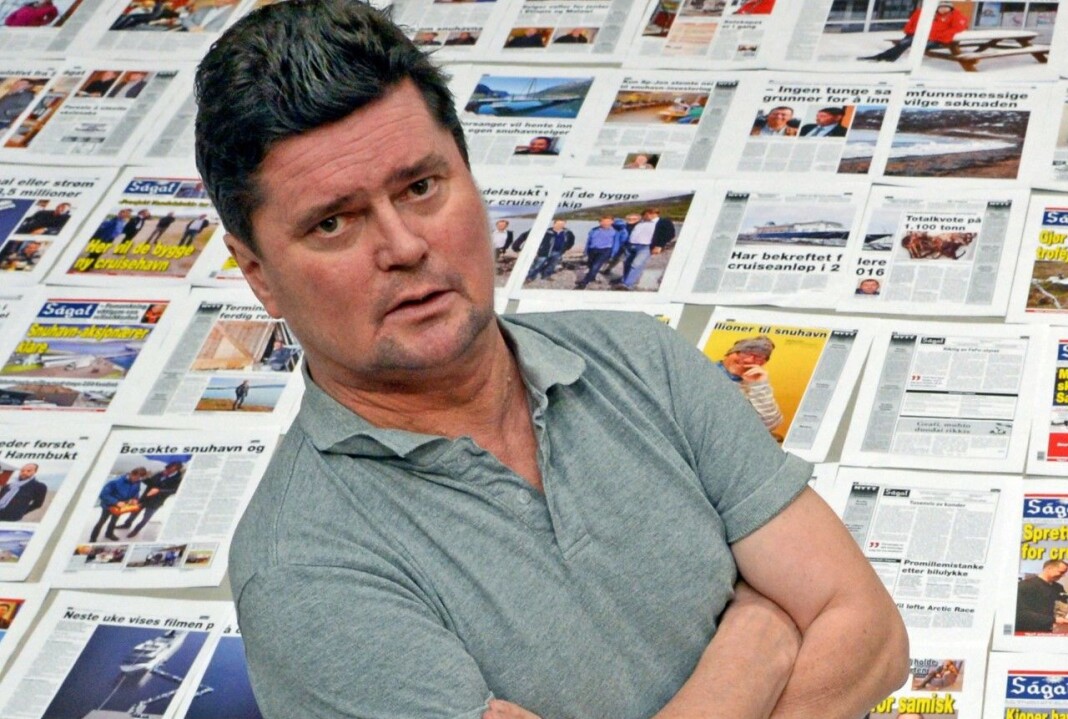 Lars Birger Persen, nyhetsredaktør i avisa Ságat. Lars Birger Persen, nyhetsredaktør i avisa Ságat.