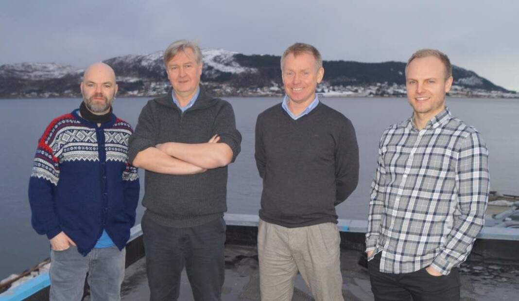 Nett.no-gjengen: Fra venstre Marius Rosbach (journalist), Kjetil Haanes (redaktør) og Ogne Øyehaug (journalist) og markedssjef Magnus Myklebust. Nett.no-gjengen: Fra venstre Marius Rosbach (journalist), Kjetil Haanes (redaktør) og Ogne Øyehaug (journalist) og markedssjef Magnus Myklebust.