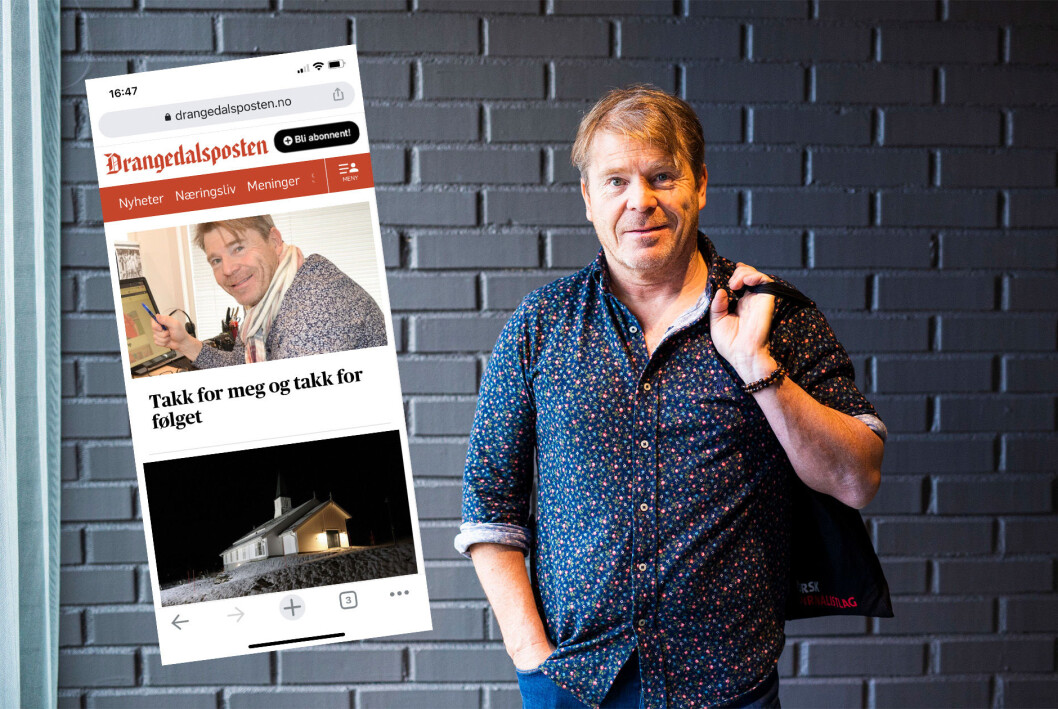 Ansvarlig redaktør Jan Magne Stensrud i Drangedalsposten ble oppsagt forrige torsdag. Ansvarlig redaktør Jan Magne Stensrud i Drangedalsposten ble oppsagt forrige torsdag.