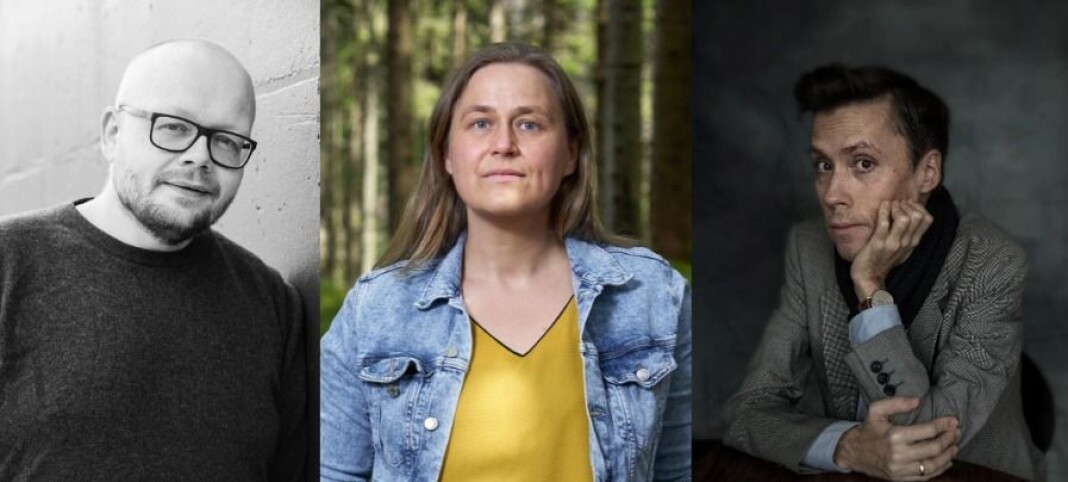 Fra venstre: Bjørn Hatterud, Olaug Nilssen og Jan Grue. Fra venstre: Bjørn Hatterud, Olaug Nilssen og Jan Grue.