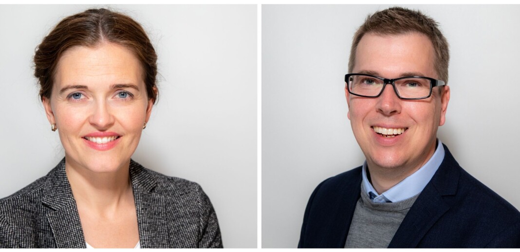 Ny lederduo i redaktørforeningen: Tora Bakke Håndlykken og Eirik Hoff Lysholm. Ny lederduo i redaktørforeningen: Tora Bakke Håndlykken og Eirik Hoff Lysholm.