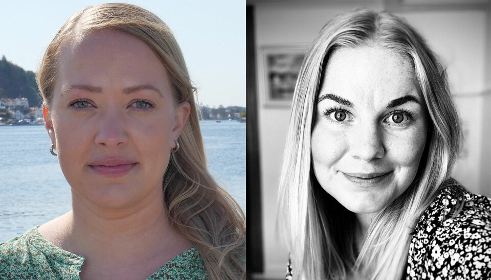 Grete Helgebø og Eline Storsæter har fått jobb som journalist i Agderposten.