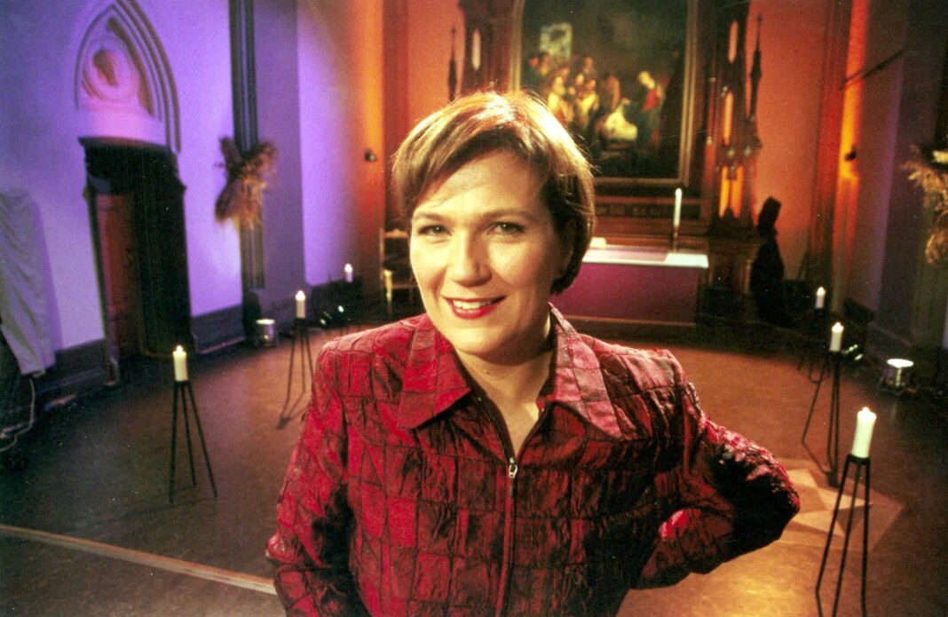 Siv Nordrum i 2000 i forbindelse med at hun gjorde et lite NRK-comeback som programleder for et adventprogram. Siv Nordrum i 2000 i forbindelse med at hun gjorde et lite NRK-comeback som programleder for et adventprogram.
