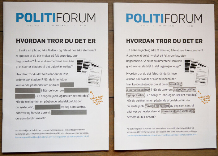 «Skrapelodd» på forsiden. «Skrapelodd» på forsiden.