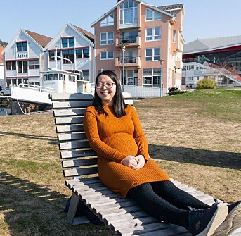 Journalisten Anette skal ut i barselpermisjon. Journalisten Anette skal ut i barselpermisjon.