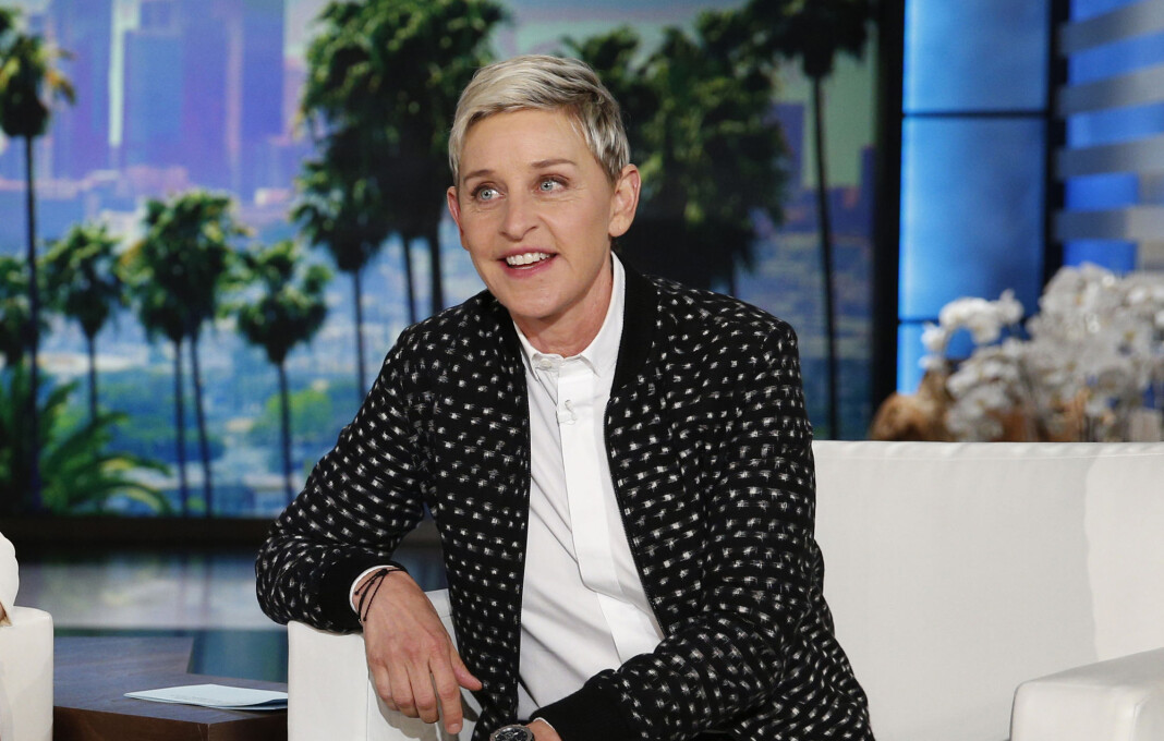 Ellen DeGeneres under en innspilling av talkshowet sitt i 2016. Ellen DeGeneres under en innspilling av talkshowet sitt i 2016.