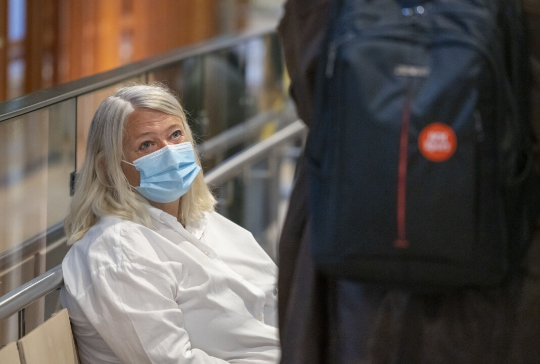 NRK-vaktsjef og tidligere tillitsvalgt Berit Rekaa vitnet i Oslo tingrett. NRK-vaktsjef og tidligere tillitsvalgt Berit Rekaa vitnet i Oslo tingrett.