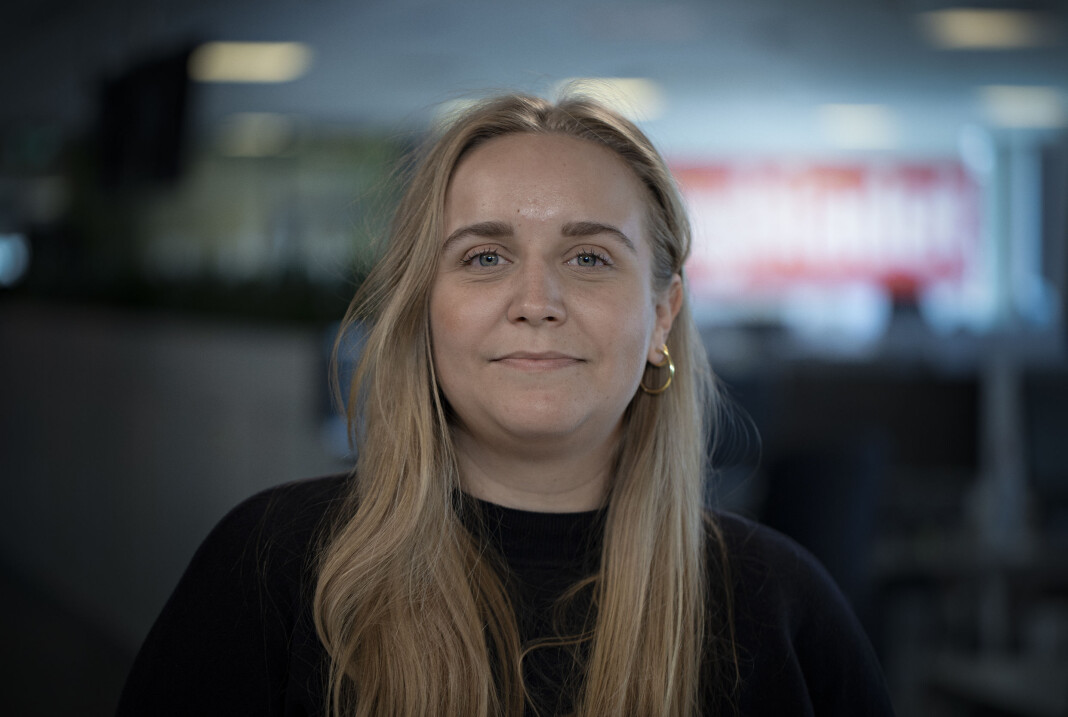 – Jeg har alltid hatt en drøm om å jobbe med TV, sier Mina Ridder-Nielsen Janssen. – Jeg har alltid hatt en drøm om å jobbe med TV, sier Mina Ridder-Nielsen Janssen.