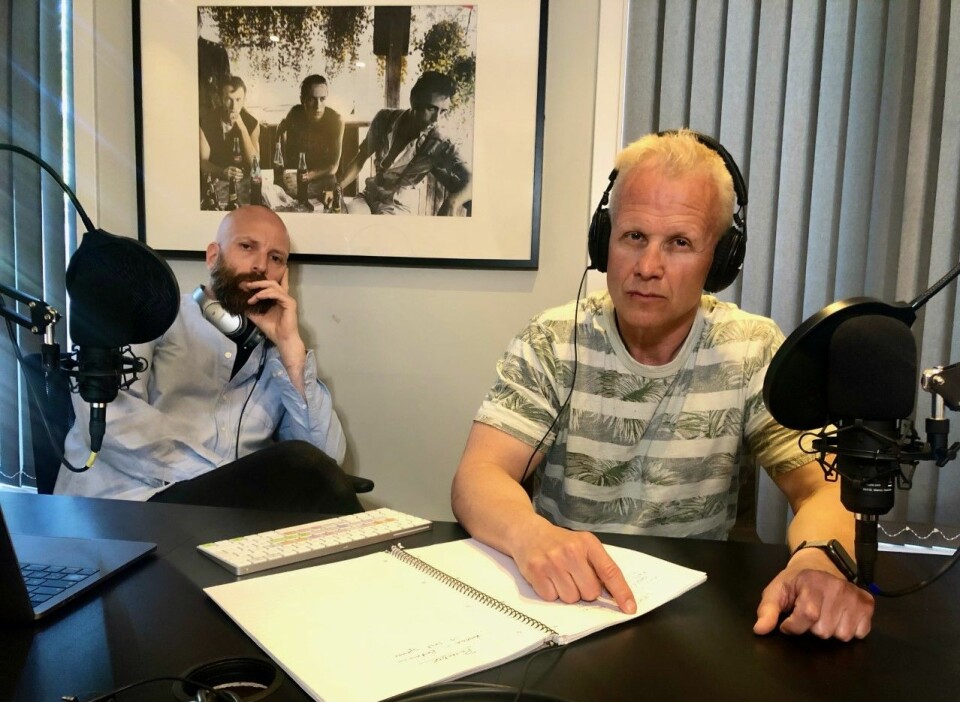 Helge Moldver (t.v.) og Stein Morten Lier utgjør Avhørt-redaksjonen sammen med Lars Christian Nygaardstrand.