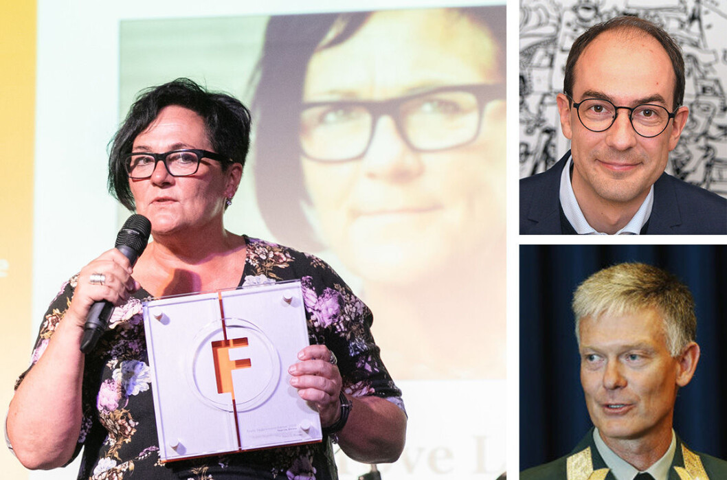 Khrono-redaktør Tove Lie har fått gjennomslag for at det er hun og ikke en ansettelsesråd som skal ansette journalistene i Khrono. Forsvarets forum, ved sjefredaktør Stian Eisenträger. Utgiver og brigader Arne Opperud er positiv. Khrono-redaktør Tove Lie har fått gjennomslag for at det er hun og ikke en ansettelsesråd som skal ansette journalistene i Khrono. Forsvarets forum, ved sjefredaktør Stian Eisenträger. Utgiver og brigader Arne Opperud er positiv.