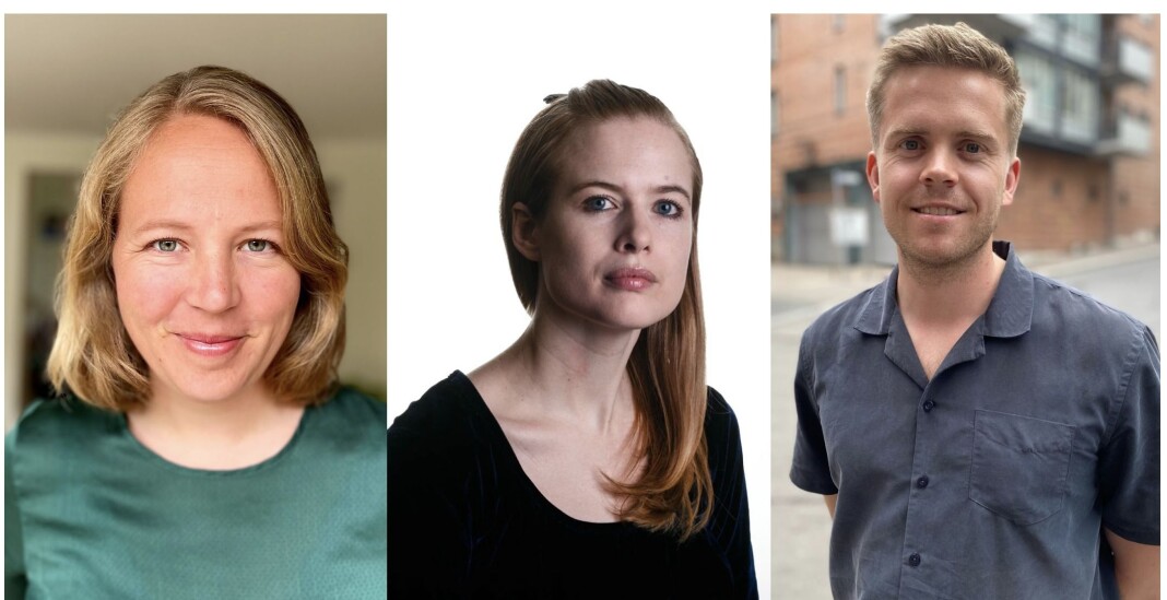 Aftenposten styrker innenriksavdelingen med tre nye journalister. Fra venstre Anine Hallgren, Åshild Langved og Torkjell Trædal. Aftenposten styrker innenriksavdelingen med tre nye journalister. Fra venstre Anine Hallgren, Åshild Langved og Torkjell Trædal.