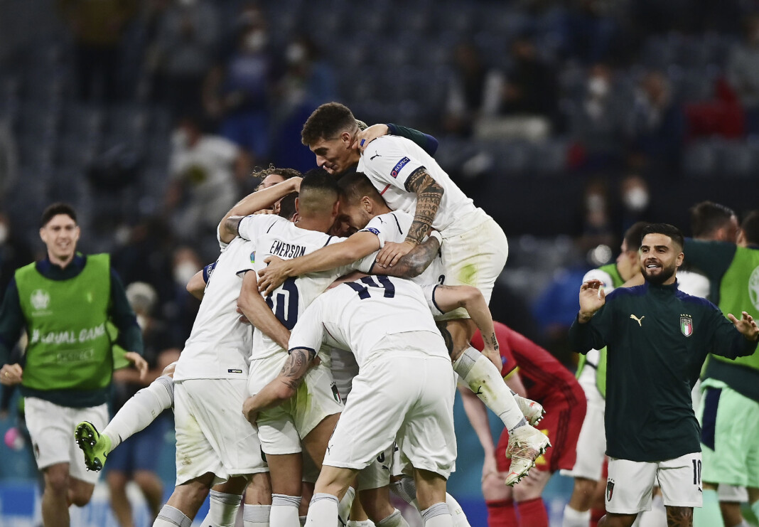 Fotball-EM 2021 er inne i sin siste uke. Her fra kvartfinalen mellom Italia og Belgia. Fotball-EM 2021 er inne i sin siste uke. Her fra kvartfinalen mellom Italia og Belgia.