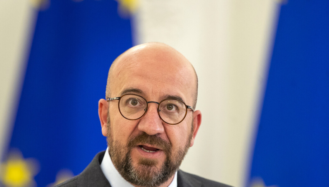 EU-president Charles Michel om angrepet på Peter R. de Vries. EU-president Charles Michel om angrepet på Peter R. de Vries.