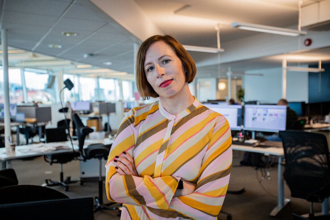 Ingeborg Volan går fra Dagens Næringsliv. Ingeborg Volan går fra Dagens Næringsliv.
