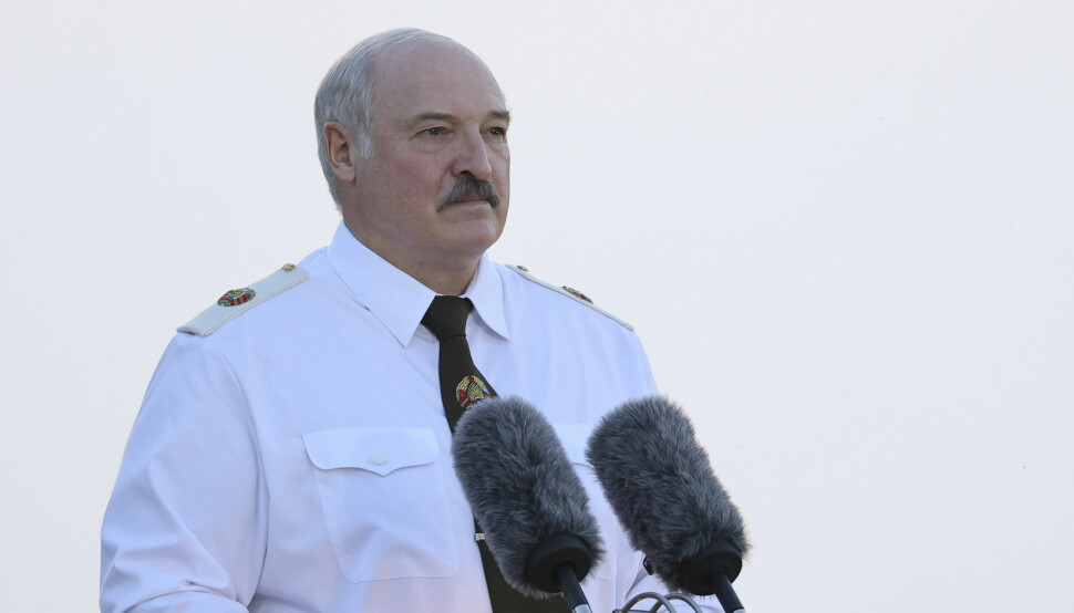 Hviterusslands president Aleksandr Lukasjenko avbildet i juni.