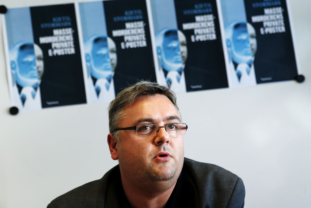 Kjetil Stormark fotografert i forbindelse med lanseringen av boka «Massemorderens private e-poster». Hans andre bok om 22. juli-terroren. Kjetil Stormark fotografert i forbindelse med lanseringen av boka «Massemorderens private e-poster». Hans andre bok om 22. juli-terroren.