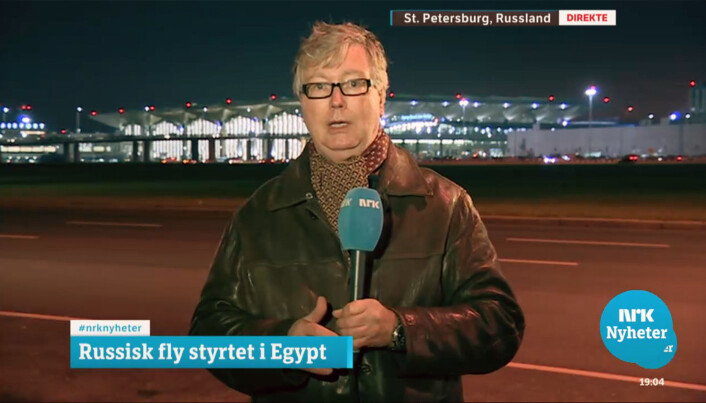 Jan Espen Kruse rapporterer om tragisk flyulykke i 2015. Jan Espen Kruse rapporterer om tragisk flyulykke i 2015.