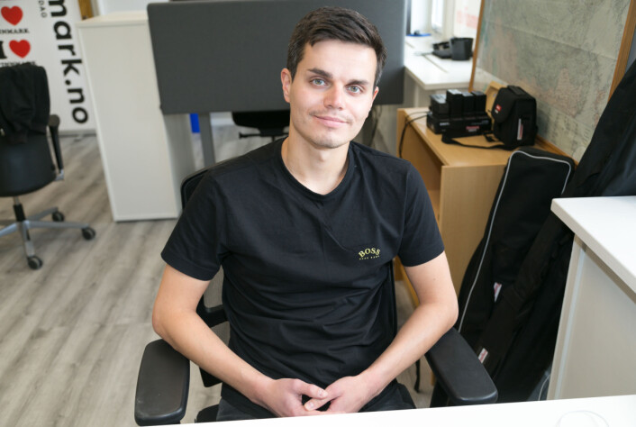 Roman Prokopenko har planer om å bli værende en stund: – Det handler om å bygge opp et nettverk, få kontakter, bli kjent med stedet rett og slett. Roman Prokopenko har planer om å bli værende en stund: – Det handler om å bygge opp et nettverk, få kontakter, bli kjent med stedet rett og slett.