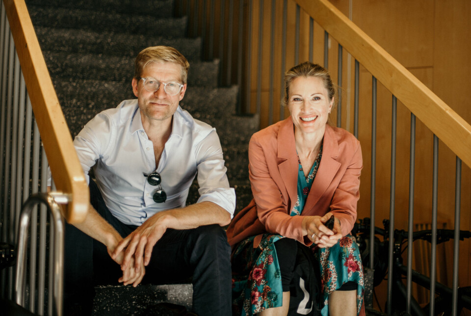 Svein Tore Bergestuen og Eva Sannum tuter og kjører videre på egen hånd - uten redaktør.