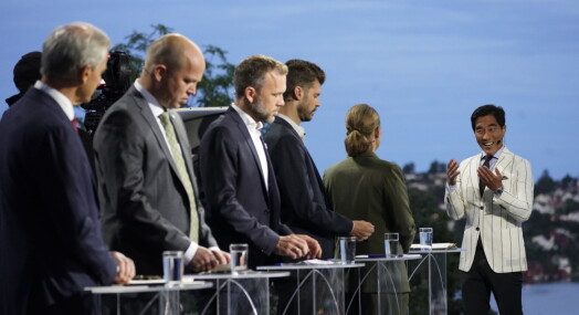 Fredrik Solvang brukte upublisert lobby-rapport i klimadebatten i Arendal Fredrik Solvang brukte upublisert lobby-rapport i klimadebatten i Arendal
