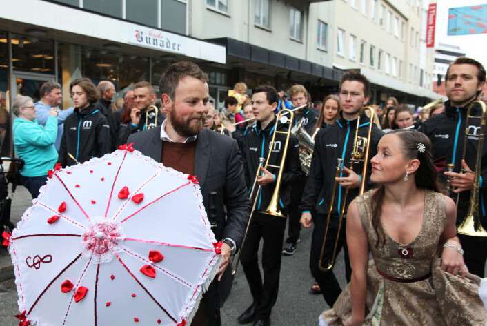 Kunnskapsminister Torbjørn Røe Isaksen under åpningen av Moldejazz i 2015. Kunnskapsminister Torbjørn Røe Isaksen under åpningen av Moldejazz i 2015.
