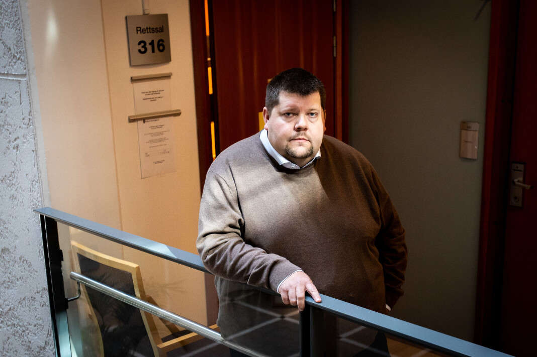 Jon Henrik Larsen i Oslo tingrett mandag 23. august. Jon Henrik Larsen i Oslo tingrett mandag 23. august.