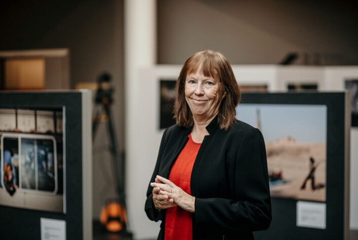 – Jeg tror denne utstillingen skal leve lenge, den har et budskap som når ut til mange, og som vil berøre mange, sier Elisabeth Eide. – Jeg tror denne utstillingen skal leve lenge, den har et budskap som når ut til mange, og som vil berøre mange, sier Elisabeth Eide.