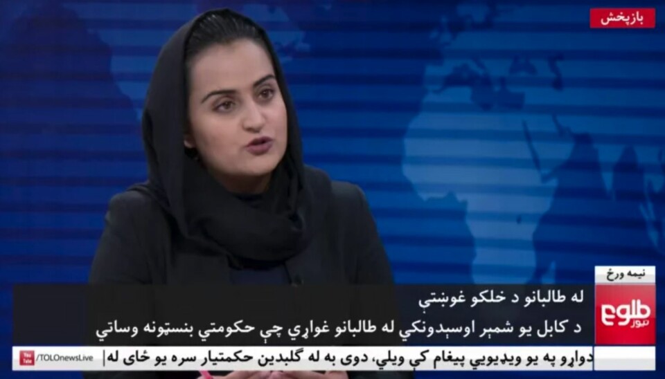 Den 23 år gamle kvinnelige journalisten Beheshta Arghand flyktet fra Afghanistan kort tid etter hun intervjuet Taliban-topp.