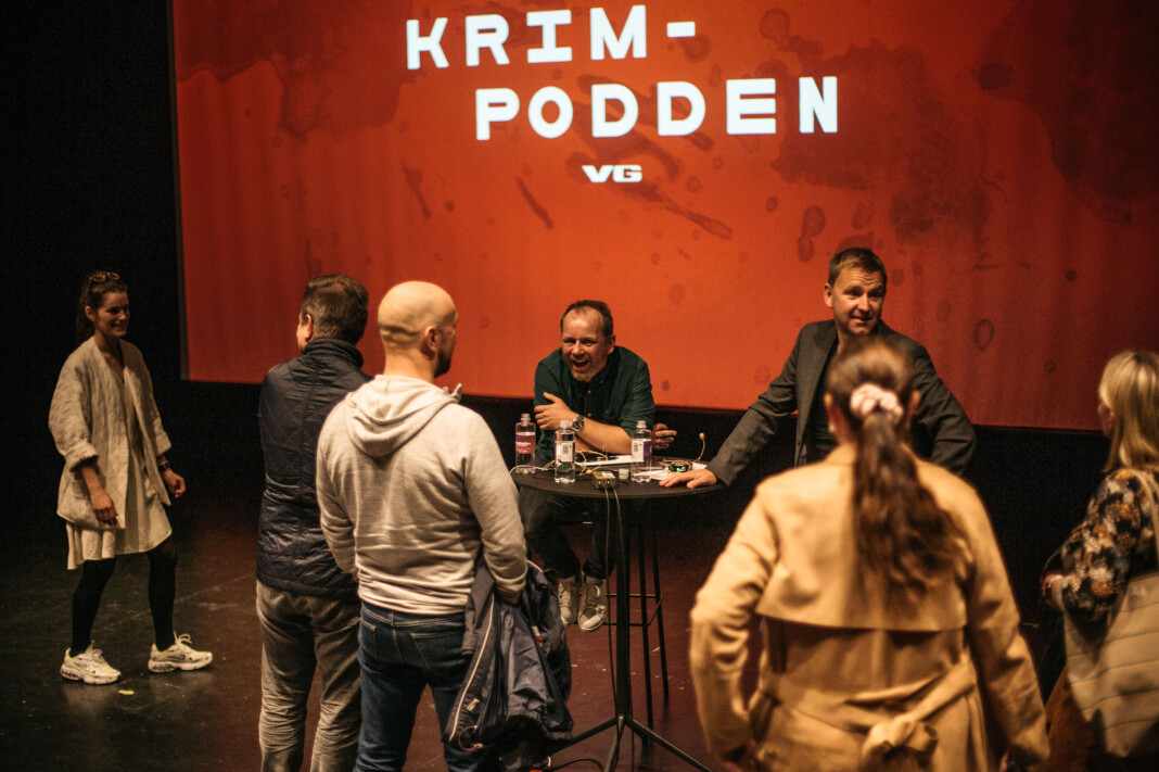 Journalisten var til stede da Krimpodden holdt sceneshow i Trondheim. Julebord-opptredener har foreløpig ikke blitt aktuelt, selv etter inkognito forespørsel fra Journalisten. Journalisten var til stede da Krimpodden holdt sceneshow i Trondheim. Julebord-opptredener har foreløpig ikke blitt aktuelt, selv etter inkognito forespørsel fra Journalisten.