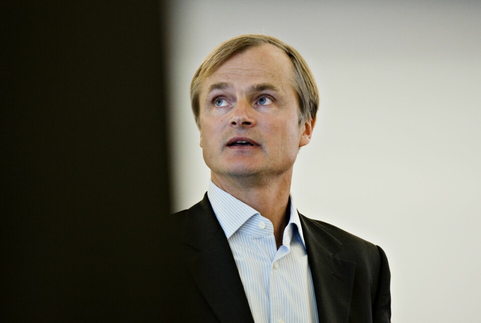Finansmann Øystein Stray Spetalen fleipet i en Whatsapp-gruppe om at Taliban kunne ta livet av TV 2s Fredrik Græsvig. Bildet er fra 2012.