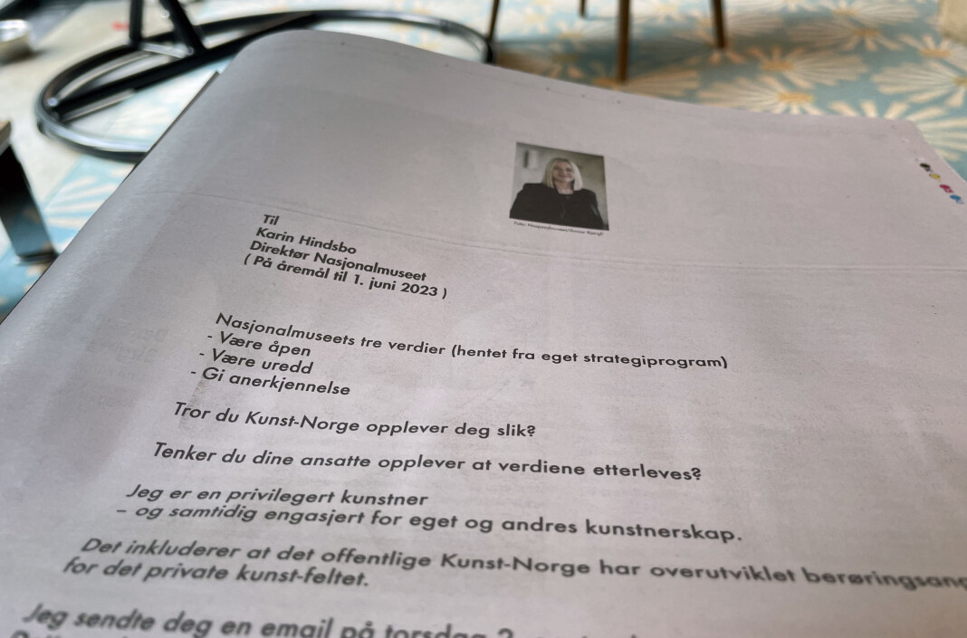 Annonsen som sto på trykk i Aftenpostens papirutgave 11. september. Annonsen som sto på trykk i Aftenpostens papirutgave 11. september.