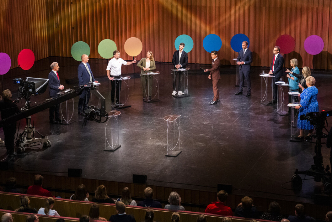I alt 618.000 seere fikk med seg valgkampens siste partilederdebatt på NRK fredag. I alt 618.000 seere fikk med seg valgkampens siste partilederdebatt på NRK fredag.