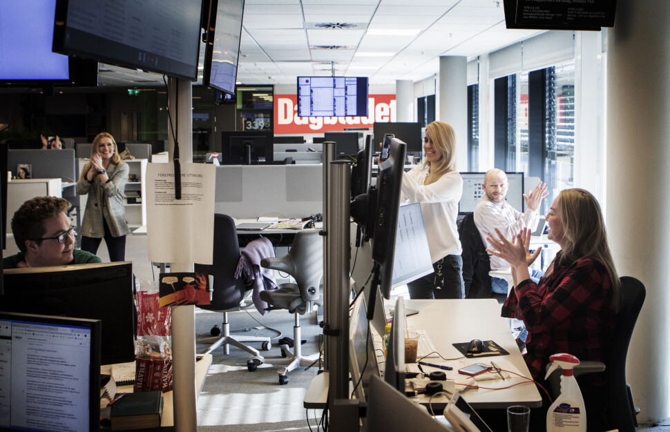 Front- og vaktsjefer i Dagbladet