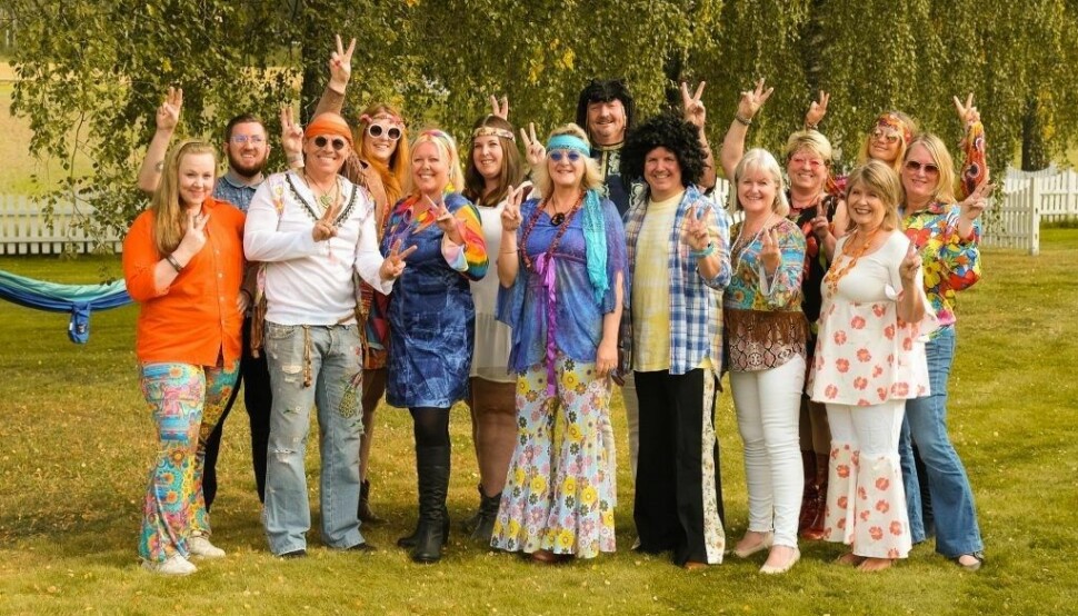 Hippiefest for å feire gode resultater