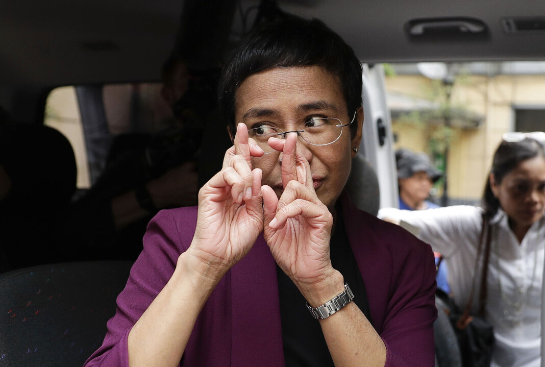 Norske presseorganisasjoner og politikere gratulerer Maria Ressa (bildet) og Dmitrij Muratov. Norske presseorganisasjoner og politikere gratulerer Maria Ressa (bildet) og Dmitrij Muratov.