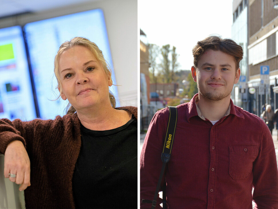 Felicia Øystå og Marcus Røseth Isachsen har fått jobb i Svalbardposten.