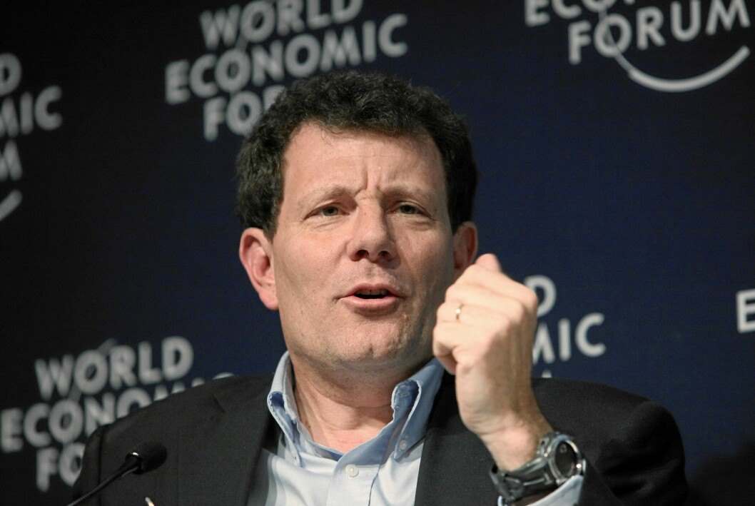 New York Times-profilen Nicholas Kristof vurderer nå en politisk karriere.