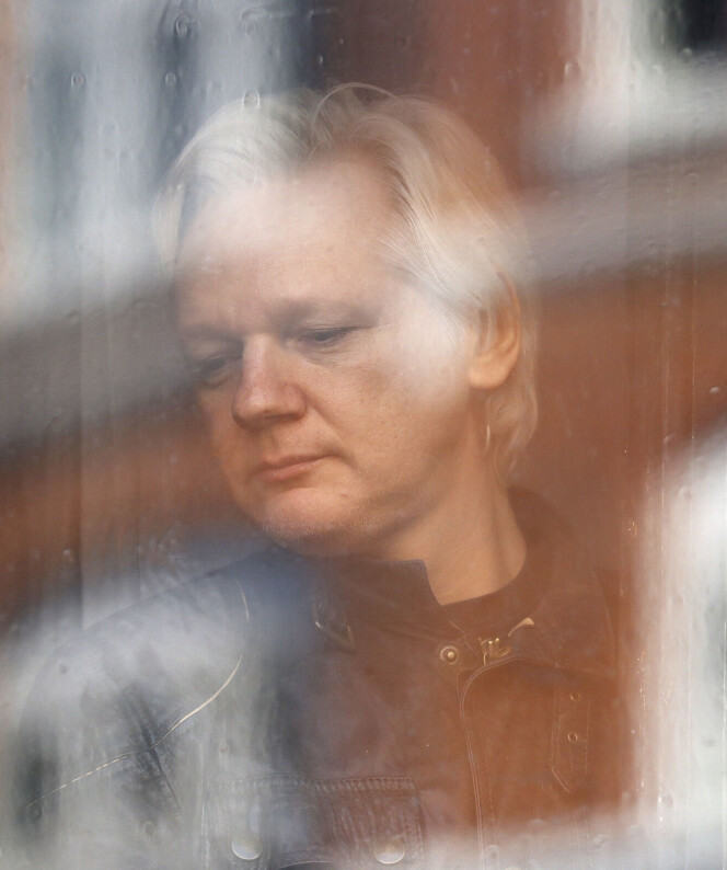 Julian Assange fotografert i 2017. Julian Assange fotografert i 2017.