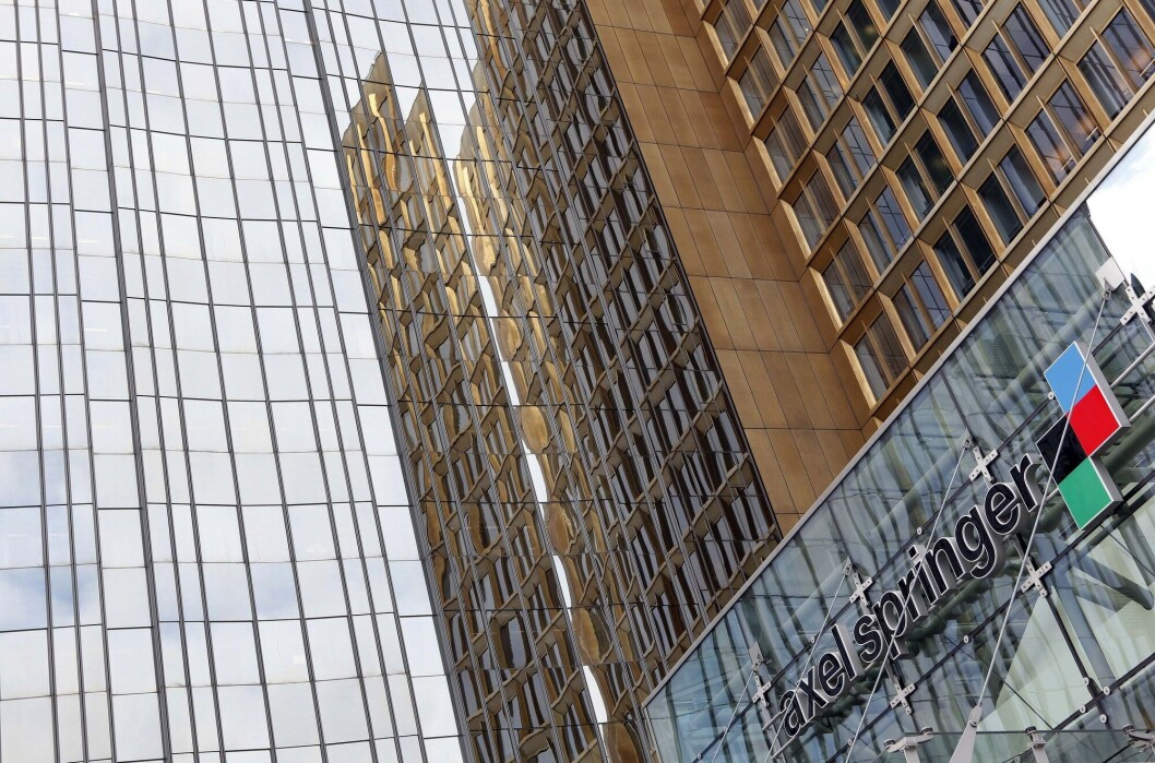Hovedkontoret til Axel Springer AG, som utgir Tysklands største avis Bild. Mandag ble sjefredaktøren sparket. Hovedkontoret til Axel Springer AG, som utgir Tysklands største avis Bild. Mandag ble sjefredaktøren sparket.