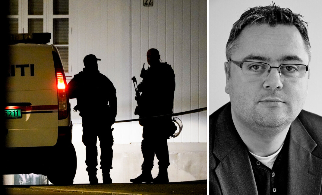 Terror-ekspert og journalist Kjetil Stormark rykket ut i hjembyen Kongsberg: – Til å begynne med var jeg bare pappa Terror-ekspert og journalist Kjetil Stormark rykket ut i hjembyen Kongsberg: – Til å begynne med var jeg bare pappa
