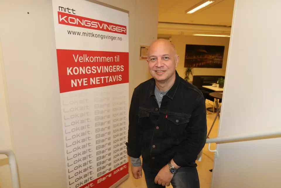 Audun Bårdseth er ikke lenger redaktør i Mitt Kongsvinger. – Jeg vil savne hyggelige og dyktige medarbeidere.