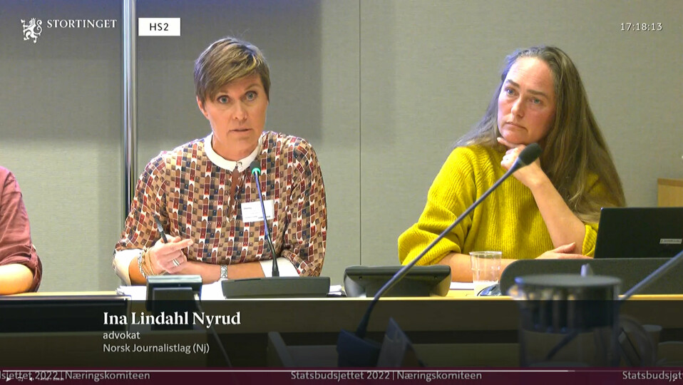 Ina Lindahl Nyrud stilte i budsjetthøringer for å få fart på arbeidet med aksjonærregisteret.